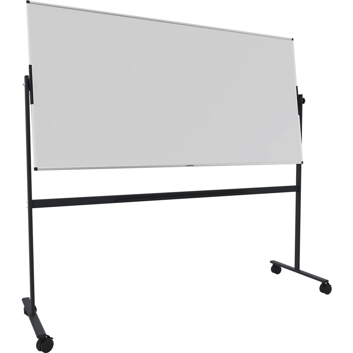 Stativ-Drehtafel Legamaster UNITE, magnetisch, drehbar um 360°, B 2200 x T 12,6 x H 1200 mm, lackierter Stahl, weiß